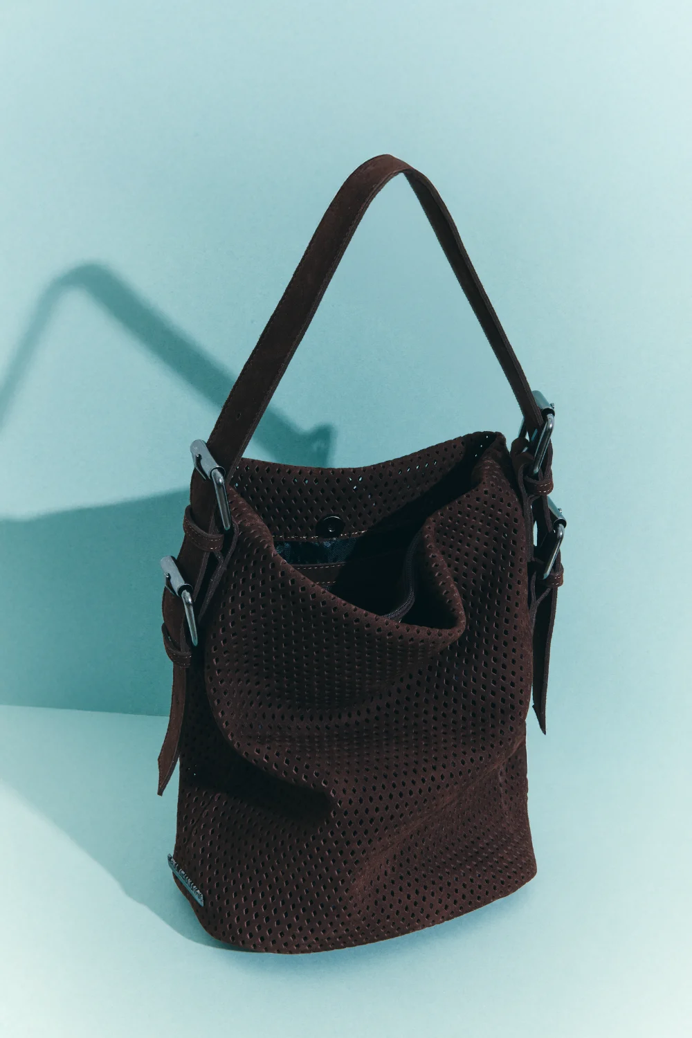 30-1 DAY TO EVENING NET PLANET SUEDE BROWN LARGE - Image 1