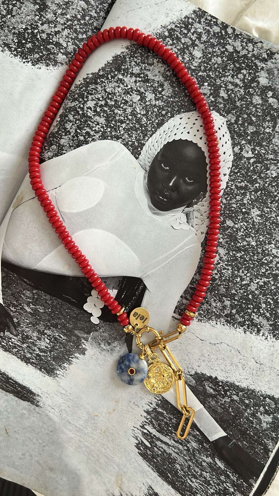 IMG_3460 RUBY CHARM NECKLACE - Image 1