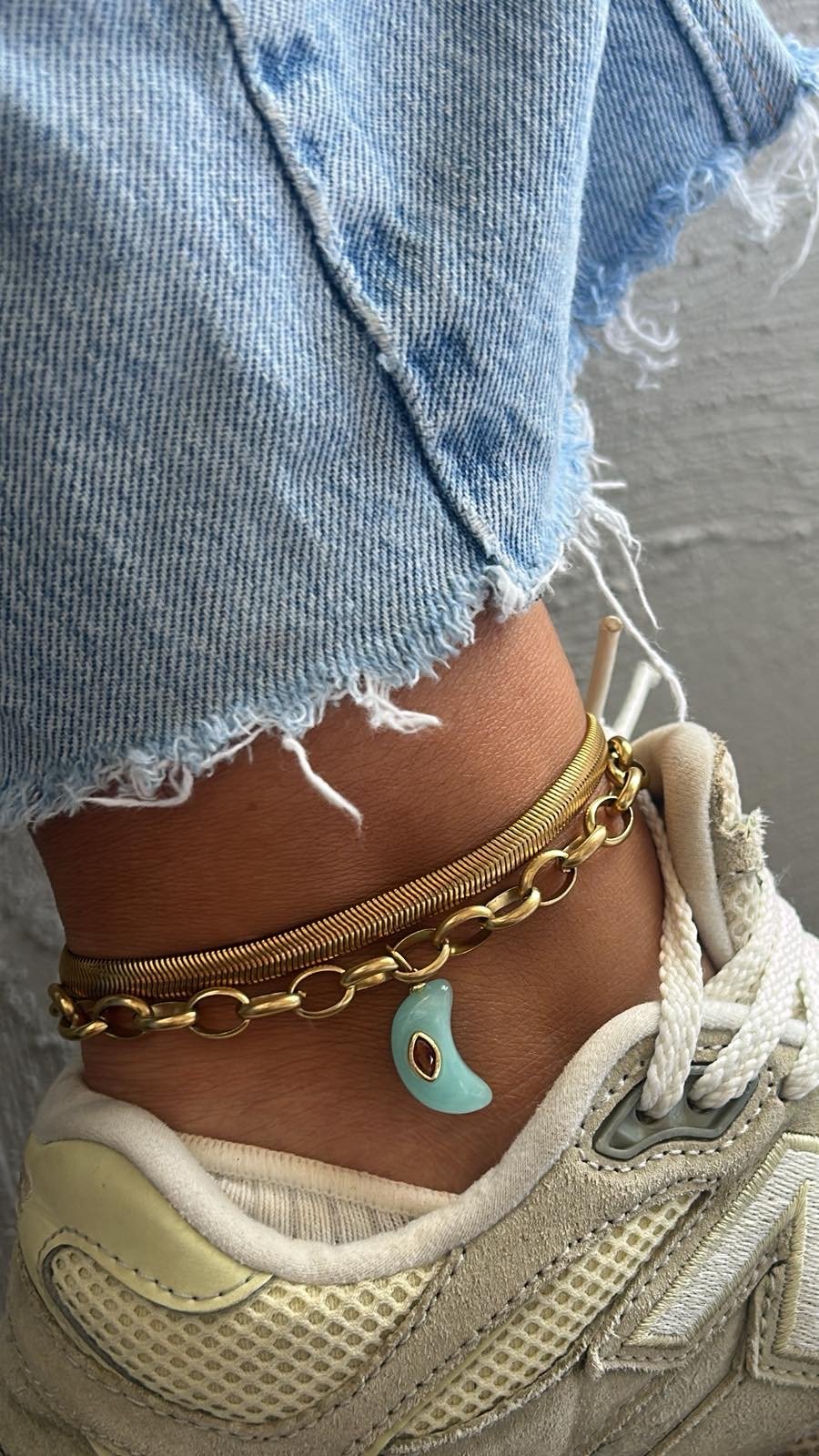 IMG_3731 LUNA LOOP ANKLET - Image 1